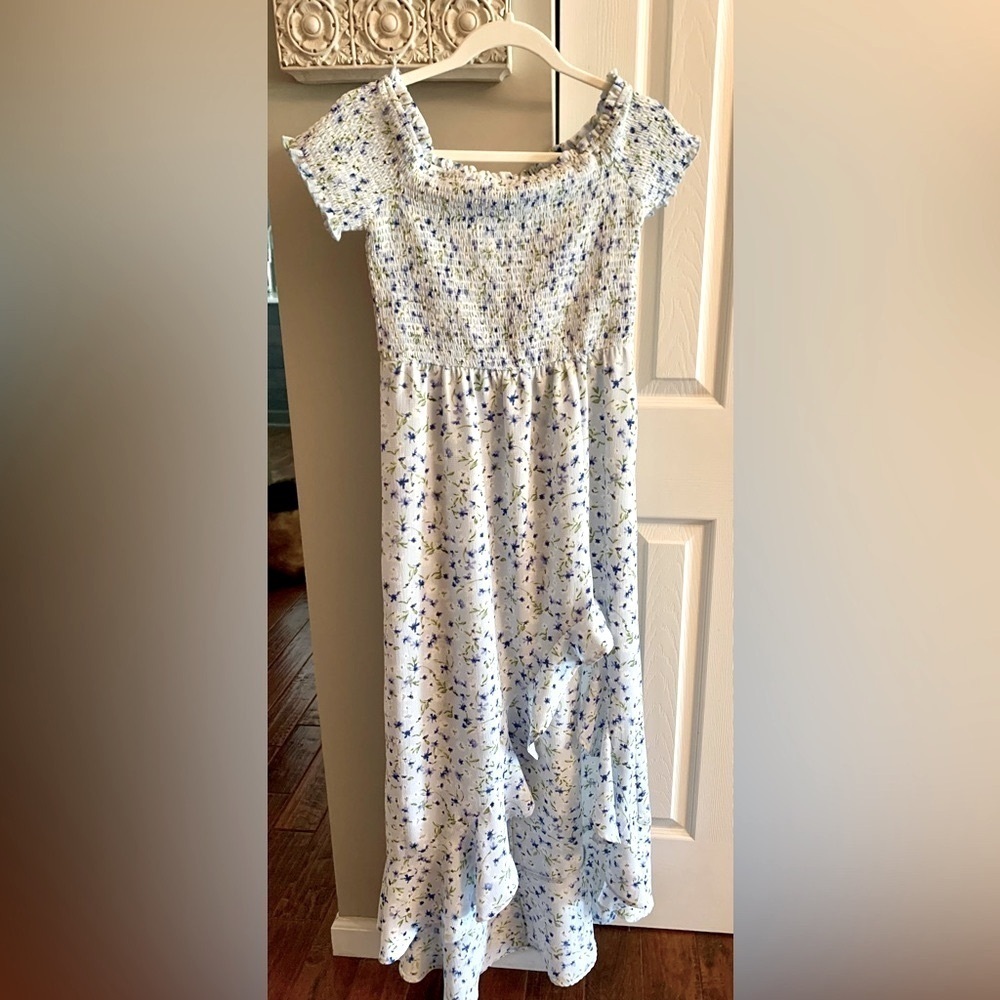 Crystal Doll Blue and White Floral Dress NEW - M
